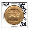Image 1 : 301 1967 GOLD PLATED ON BRONZECOMMEMMORATIVE TOKEN LOMBARDO MINT