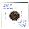 Image 1 : 307 1882 FIVE CENTS SILVER