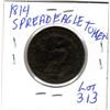 Image 2 : 313 1813 SPREAD EAGLE COLONIAL COIN
