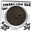 Image 2 : 314 RARE RARE 1815 MAGDALEN ISLANDS PENNY