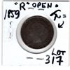 Image 2 : 317 1859 ERROR OPEN TOP R IN REGINA LARGE CENT