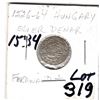 Image 2 : 319 1534 HUNGARY DINAR SILVER COIN