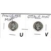 Image 2 : 325 1968 OTTAWA & PHILIDELPHIA MINTSILVER CANADA 10 CENTS