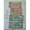 Image 1 : 337 FOUR VINTAGE CANADIAN TIRE MONEY BILLS