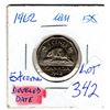 Image 1 : 342 EXTREME DOUBLED DATE 1962 FIVE CENTS  ERROR