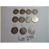 Image 1 : 344 11 DIFFERENT 50 CENT PIECES