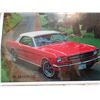 Image 2 : 1965 Ford Mustang framed picture 20" X 16"
