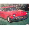 Image 2 : 1957 Chevy Bel Air framed picture 21" X 17"