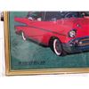 Image 3 : 1957 Chevy Bel Air framed picture 21" X 17"