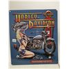 Image 1 : Harley Davidson embossed 15" X 13" sign Reproduction