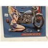 Image 2 : Harley Davidson embossed 15" X 13" sign Reproduction