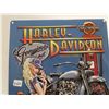 Image 3 : Harley Davidson embossed 15" X 13" sign Reproduction