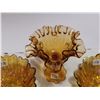 Image 5 : 2 Carnival glass bowls & candy dish