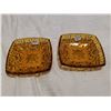Image 1 : 2 Carnival glass dishes 6"