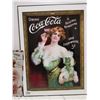Image 3 : Coca-Cola sign lot, 1 - 11"X16", 2 - 6" X 8" Reproduction