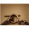 Image 4 : 412.  Sterling silver woven designer bracelet, 7”