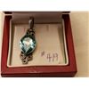 Image 1 : 419.  Sterling (925) pendant with turquoise stone