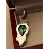 Image 3 : 419.  Sterling (925) pendant with turquoise stone