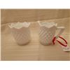 Image 1 : 428.  Fenton cream and sugar, “Hobnail”