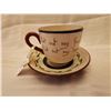 Image 3 : 438.  Torquay cup and saucer, Watcombe, England