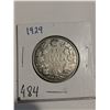 Image 1 : 1929 Silver 50 cent coin Canada
