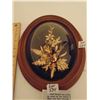 Image 2 : 534 VINTAGE SABORO INC 24KT GOLD PLATED FRAMED MAUI HAWAII FLOWERS