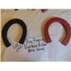 Image 2 : 542 VINTAGE ROY ROGER RUBBER HORSE SHOES, 2 RED 2 BLACK