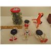 Image 1 : 550 1988 KRAFT JAR OF VINTAGE MARBLES & BENDY TOYS
