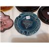 Image 4 : lot of 6 ashtrays, 4 thick glass, one advertising