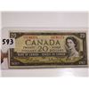 Image 1 : 1954 $20 bill Canada