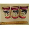 Image 1 : 601 THREE MOTOMASTER FORMULA OIL TINS UNOPENED