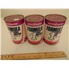 Image 2 : 601 THREE MOTOMASTER FORMULA OIL TINS UNOPENED