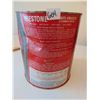 Image 2 : 604 VINTAGE 1 GALLON PRESTONE FULL ANTIFREEZE TIN