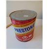 Image 4 : 604 VINTAGE 1 GALLON PRESTONE FULL ANTIFREEZE TIN