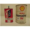 Image 2 : 612    VINTAGE 3 IN 1 MOTOR OIL LARGER TINS & SHELL WINTER OIL TIN NO LID