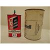 Image 3 : 612    VINTAGE 3 IN 1 MOTOR OIL LARGER TINS & SHELL WINTER OIL TIN NO LID