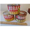 Image 1 : 614 3 DIFFERENT VINTAGE KOBAN BUTTER TINS