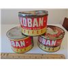 Image 2 : 614 3 DIFFERENT VINTAGE KOBAN BUTTER TINS