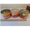 Image 3 : 614 3 DIFFERENT VINTAGE KOBAN BUTTER TINS