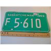 Image 1 : 618 1969 FARM TRUCK LICENCE PLATE