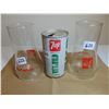 Image 1 : 622 7 UP COLLECTIBLE UNCOLA GLASSES& VINTAGE POP CAN