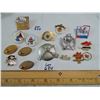 Image 1 : 634 VINTAGE CURLING LAPEL PINS