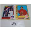 Image 1 : 637 AUTOGRAPHED FRONT BACK DALE HAWERCHUK, & PAT QUINN HOCKEY CARDS