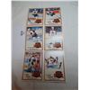 Image 1 : 638 BLOCK OF 6 1989-90 WAYNE GRETZKY KRAFT DINNER CAMPBELL CONFERENCE CARDS
