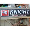 Image 1 : 650 KNIGHT EQUIPMENT SIGN 12” BY 48”
