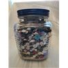 Image 4 : One gallon Nabob coffee jar with vintage buttons