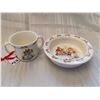 Image 1 : Bunnykins cup and porringer, Royal Doulton
