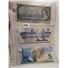 Image 1 : 1954, 86 & 2002 $5 bills