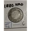 Image 1 : 1880 Newfoundland 50 cent coin