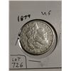 Image 1 : 1879 Morgan silver dollar